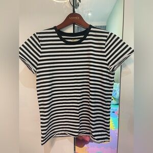 Polo Ralph Lauren Black and White Striped Tee